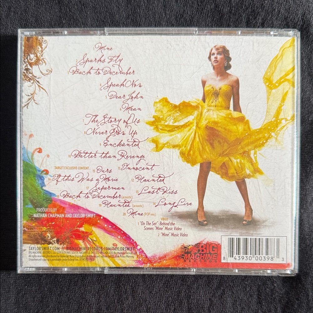 Taylor Swift CD Trio: Fearless, Speak Now, Holiday Collection - Picture 4 of 8